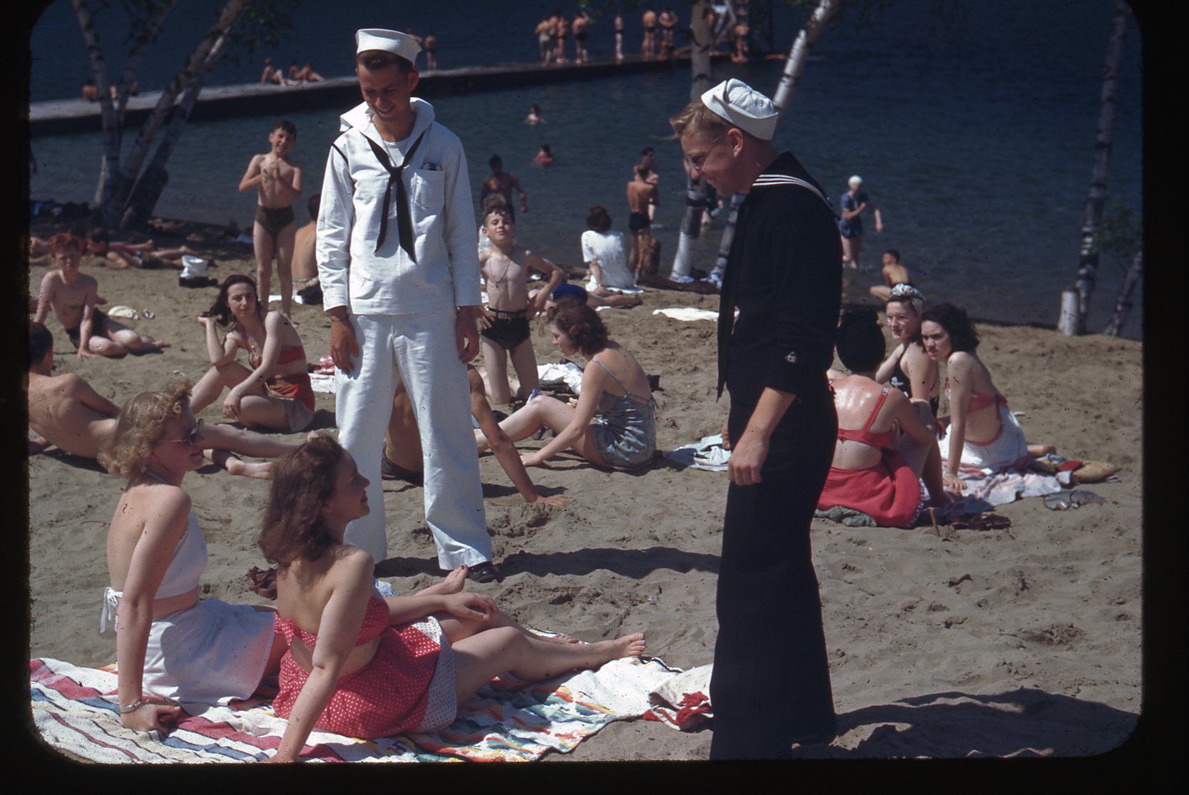 Beach scene